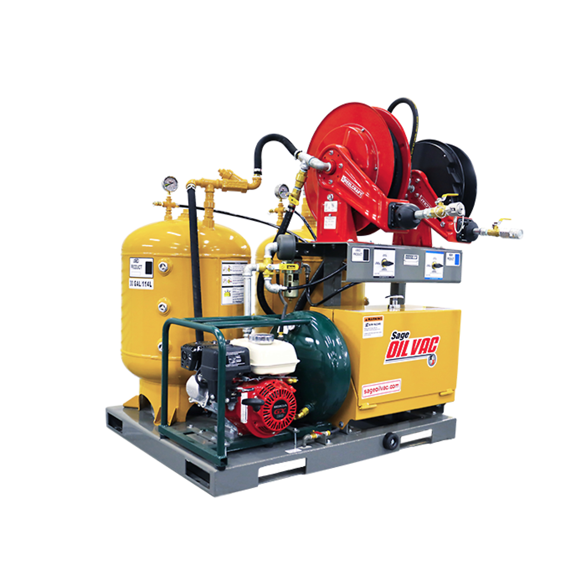 Sage Oil Vac, 30G Lube Skid With Compressor, Model 2M322102